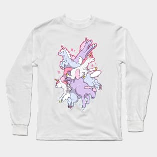 Unicorn Pile Long Sleeve T-Shirt